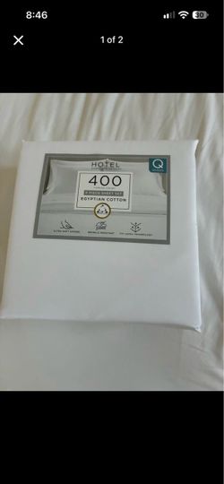 Hotel 6 Piece Sheet Set Queen 400 Thread - NEW
