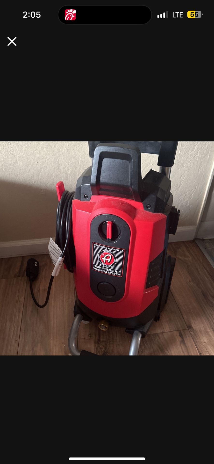 Adams Polishes Pressure Washer
