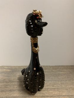 Black & Gold poodle bottle