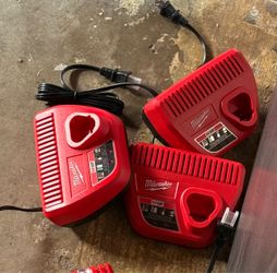 Milwaukee M12 12V Battery Charger $15ea