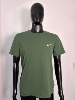 Nike Short Sleeve T-Shirt (Green / Men’s Large) for Workout, Running, Gym