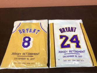 KOBE Retirement Jersey Giveaway December 18th, 2017 New In Bag for
