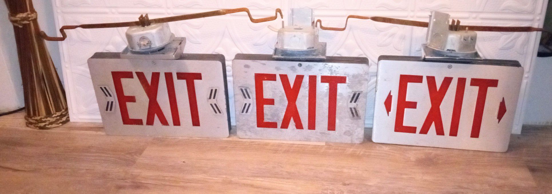 3} Exit Signs 