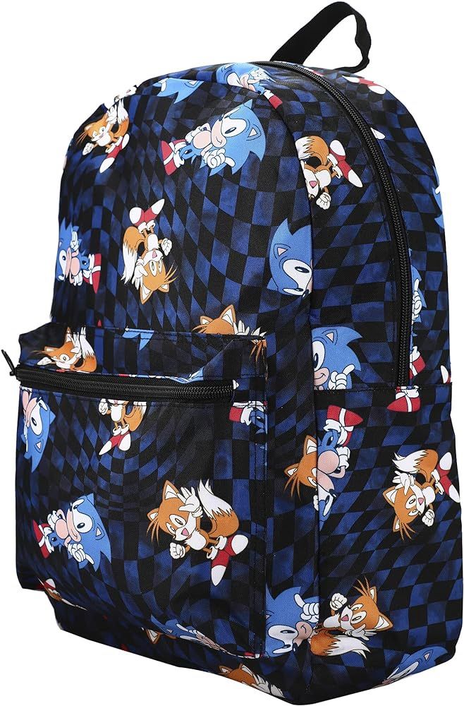 Bioworld Sonic The Hedgehog Character Print Backpack