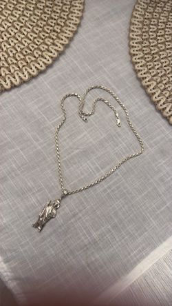 Rope chain with pendant