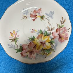 Royal Standard 5 1/2 Inch Saucer-Azalea Pattern 