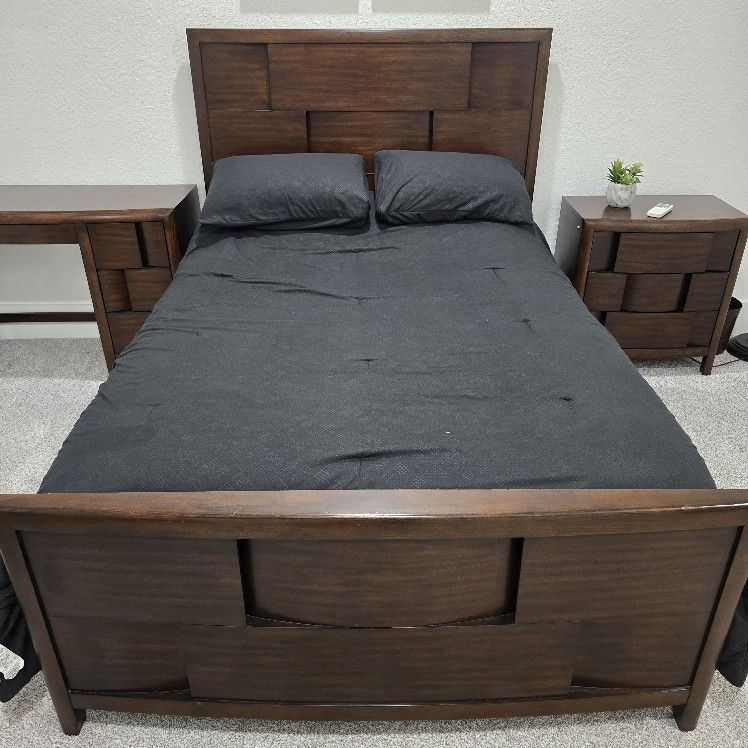 Full Bed Include Night Stand And Desk