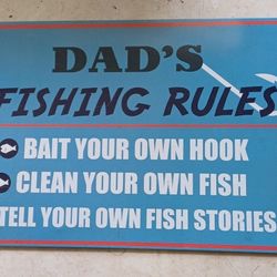 Dad Metal Sign