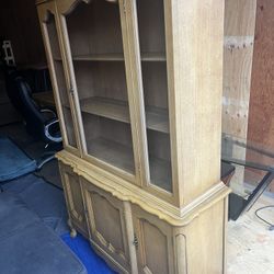 Solid China Cabinet