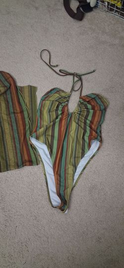 Bathing suit with cover