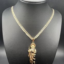 Gold plated necklace24inch