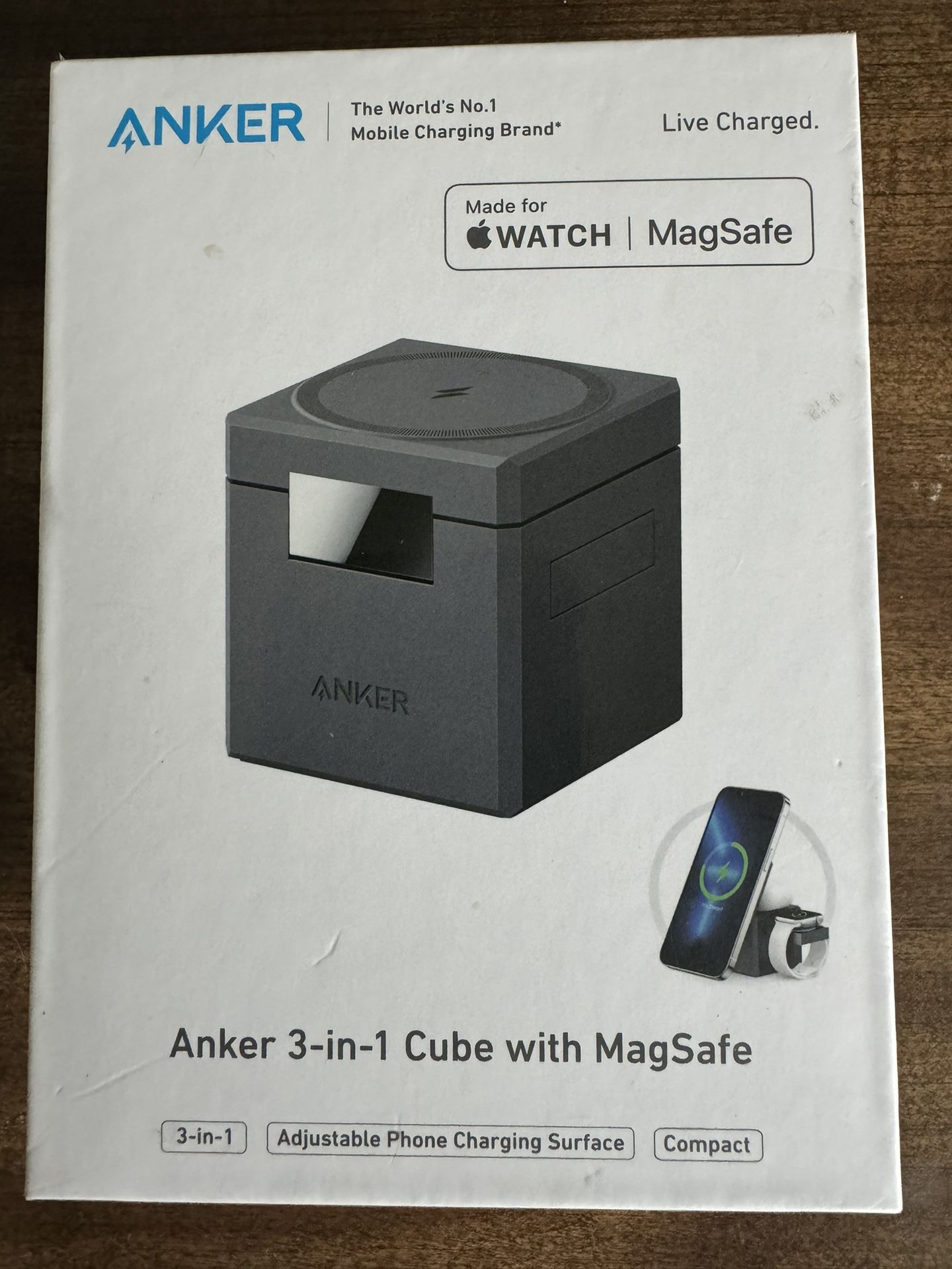 Anker 3- In -1 Power cube With MagSafe New Sealed