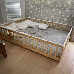 Montessori Full Size Bed Frame 