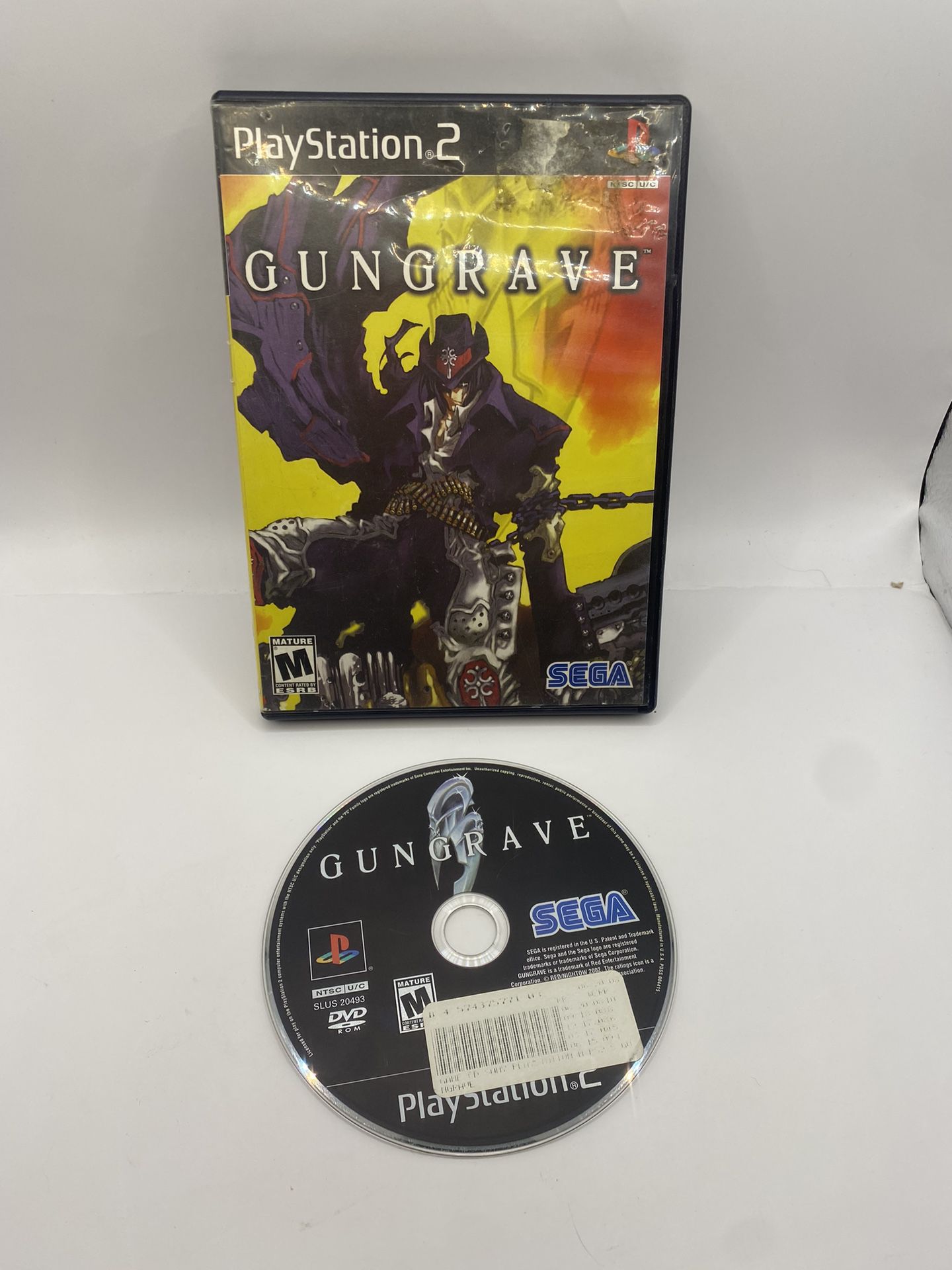 Gungrave (Sony PlayStation 2, 2002)  | No Manual Authentic PS2 Tested Official