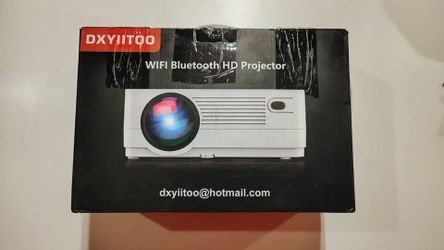 NEW Dxyiitoo S3 PROJECTOR Native 1080P Projector with WiFi 6 and Two-Way Bluetooth