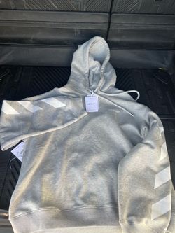 Off white grey hoodie