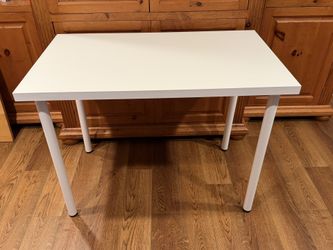 39.5” White Table/Desk - New