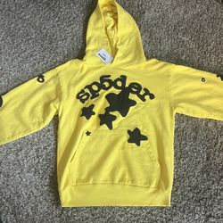 Yellow Sp5der Hoodie