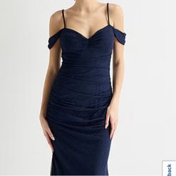 Navy sparkly Dress