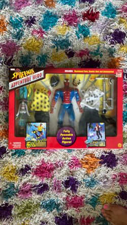 Spider-Man Adventure Hero 2001 Toy New in Box