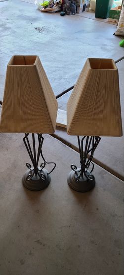 2 buffet lamp, $30