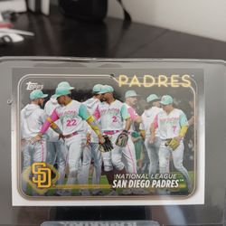 Padres Team Card Mint 