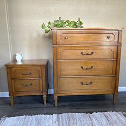 4-Drawer Chest of Drawers & Nightstand