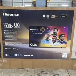 🚨 100” GIANT SCREEN DEAL – HISENSE U8 MINI-LED QLED TV 🚨