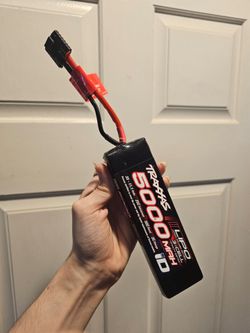 Traxxas LiPo battery has 5000 mAh
