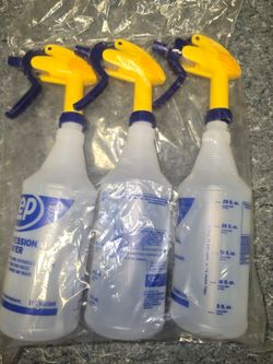 Zep Professional Spray Bottles 32 oz with Trigger – Lot of 3 Empty