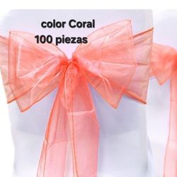 Bandas Elasticas Para Sillas Y Moños De Organza For Sale 