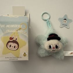 POP MART THE MONSTERS Classic Series-Sparkly Plush Pendant: Spooky