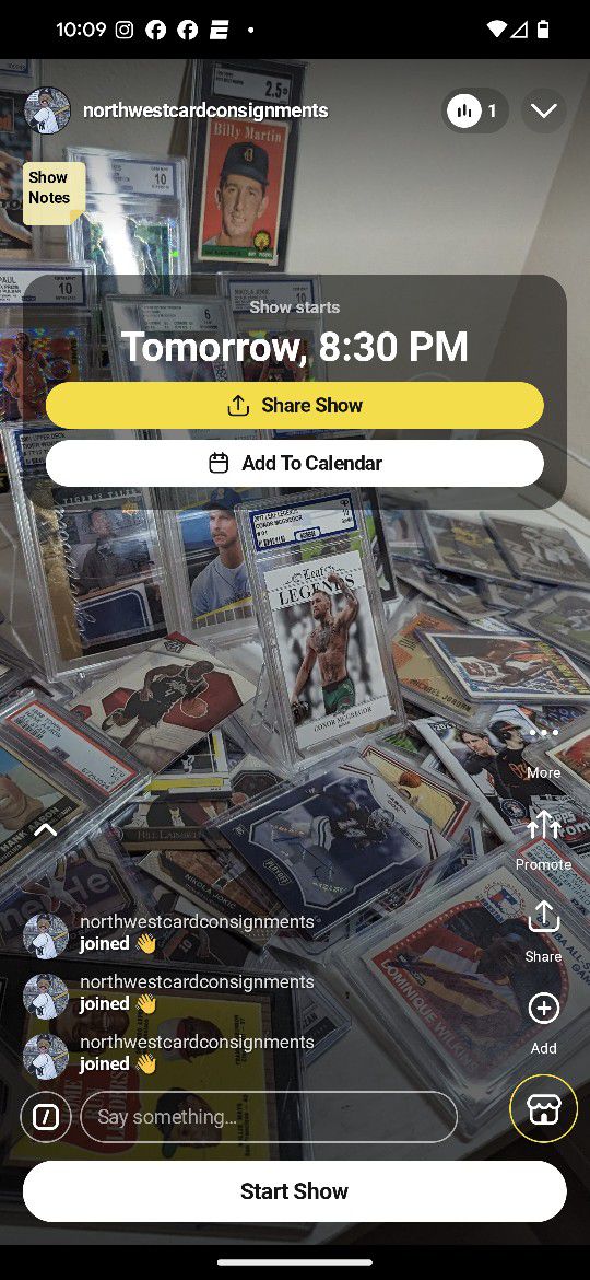 Tomorrow At 8:30 Mid Tier Sports Cards, Slabs And More Starting at $1!! Auction Link In Description 