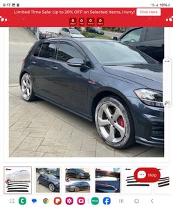 Window Visor Vw Golf 15-19 #118