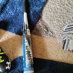New T Ball Bat And 2 Gloves