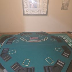 Fat Cat Poker/ Blackjack Tabletop Foldable Table 