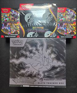 Pokemon TCG Pitch Black Pokémon Center Elite Trainer Box ETB, Booster Box and Bundle Lot