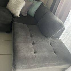 L Shaped Couch Grey