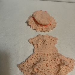 New homemade crocheted dress for Doll