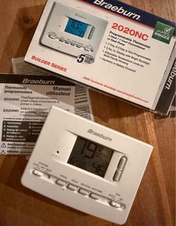Braburn 2020 NC programmable Thermostat.