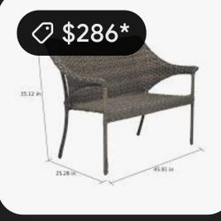 Beautiful 😍 Lola Wicker outdoor 3pc outdoor furniture set ( cushions sold sep ) pool deck balcony spa Lawn Gazebo Doxk Porch Patio 