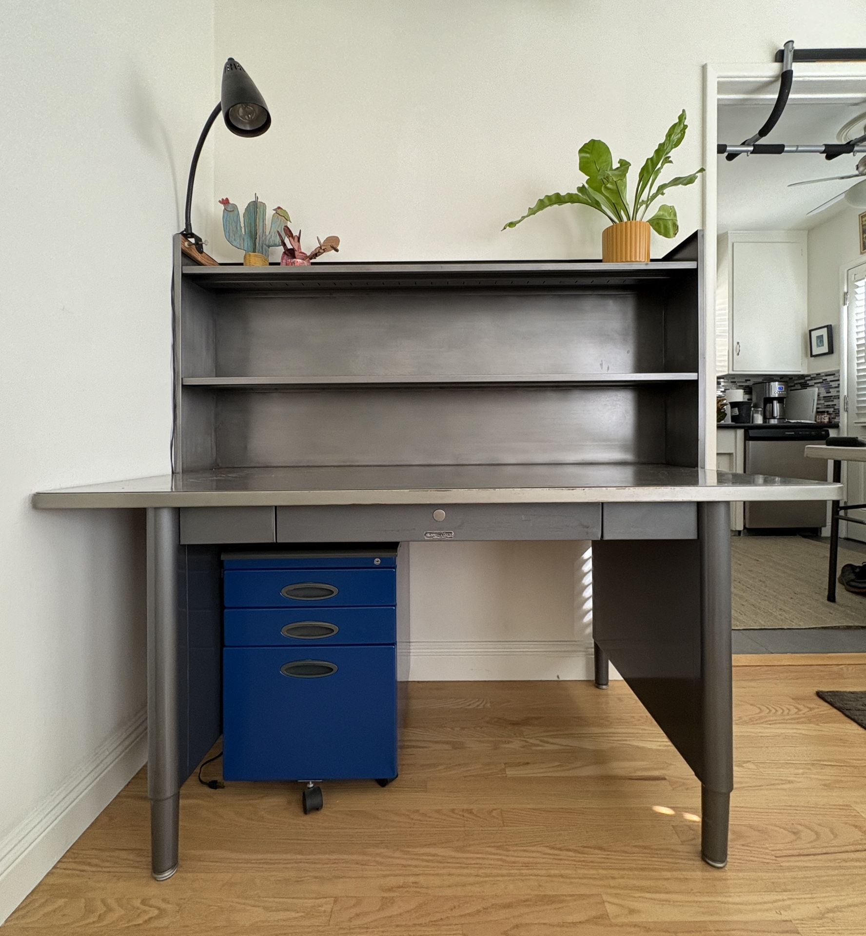 Vintage McDowell & Craig Steel Tanker Desk