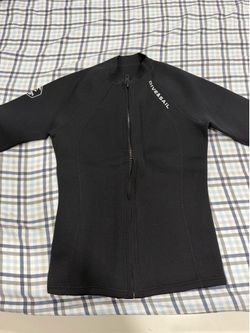 Traje de neopreno para mujer y hombre Skyone, 2 mm, chaqueta de neopreno de manga larga para buceo y surf,