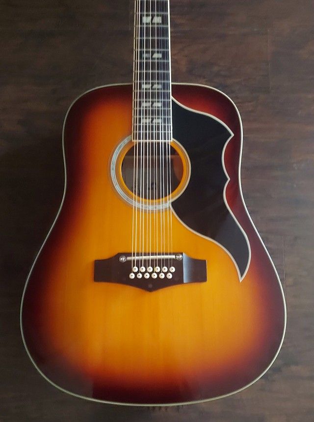 EKO Ranger Vintage 12 string Reissue Dreadnought Acoustic-Electric Guitar
