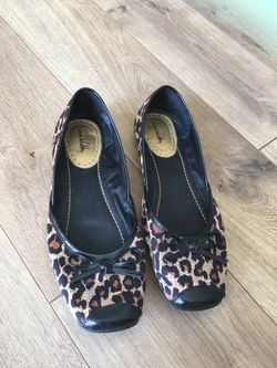 SAM & LIBBY LEOPARD FLATS SIZE 6.5