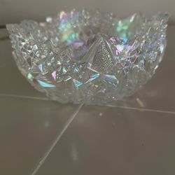 Tazón De Vidrio Con Colores Transparentes 
