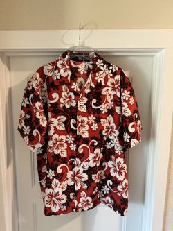 Beach Shirt Men’s Collared (L)