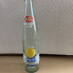 Vintage 1978 Dr Pepper Soda Bottle