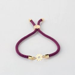 18k Gold Reem's Bracelets (Ruza, Purple)