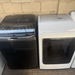 Samsung Washer And Electric Dryer He Extralarge Capacity 
